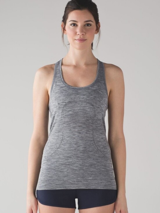lululemon athletica Tops - Lululemon Swiftly Tech Racerback Tank Grey Heather Women's 4